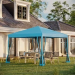 10' X Pop-up Canopy Party Tent Gazebo Canopies Uv Protect W/ Mesh Wall. Fixed Price $119.99.