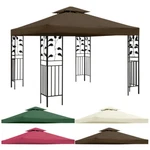 10'X10' Waterproof Gazebo 2 Tier Top Replacement Canopy Uv Sunshade Patio Cover. Fixed Price $56.99.