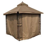 Apex Garden Four-side Privacy Curtain Set For 10-FT Gazebo. Fixed Price $174.57.
