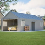 13'X26' Heavy Duty Carport Steel Canopy Tent Garage Shed W/roll-up Doors. Fixed Price $439.99.