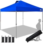 Pop Up Canopy Tent 10X10FT Portable One Person Open Close Blue Eurmax Nomatter. Fixed Price $209.99.