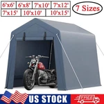 7 Sizes Outdoor Storage Shed Canopy Carport Heavy Duty Steel Frame Shelter Tent. Fixed Price $109.99.