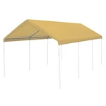 King Canopy Drawstring Cover 10FT By 20FT Fits 8IN Frame Tan. Fixed Price $99.80.