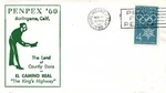 El Camino Real "the King's Highway" Cachet Event Cover At Penpex '60 Burlingame. Fixed Price $8.99.