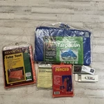 Stansport Survival Kit Lot Tube Tent Tarp Ponchos Swiss Army Knife Nos. Fixed Price $45.99.