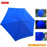 Royal Blue Strong Polyester Canopy For 9FT Patio Umbrellas - Wind Vent Included. Fixed Price $58.95.