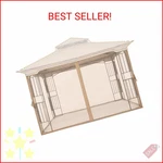 Mastercanopy Patio Gazebo Mosquito Netting Screen Walls Only (10X10, Beige). Fixed Price $78.05.