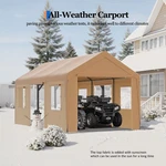 Outdoor Carport Canopy 13'X20' Portable Storage Shelter Shed Garage For Boat. Fixed Price $299.99.
