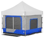Camping Cube 6.4 Converts 10 Straight Leg Canopy Tent Royal Blue E-z Waterproof. Fixed Price $465.99.