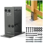 Hulave 2 Pack Stainless Steel 4" X (actual: 3.5") Post Base, Suitab.... Fixed Price $104.98.