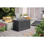 Suncast Peppercorn Plastic 50 Gal. Capacity Deck Box 37 W 22 In.. Fixed Price $121.60.