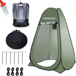 Portable Pop-up Shower Tent & 20L Solar Bag For Outdoor Privacy. Fixed Price $91.99.