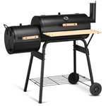 Costway Charcoal Bbq Grill Smoker Offset Patio Outdoor Steel Cooker. Fixed Price $99.99.