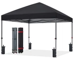 Abccanopy Pop Up - Outdoor Patio Portable Tent 10X10, Black. Fixed Price $154.46.