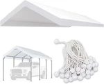 Carport Replacement Canopy Cover For 12 X 20 Feet Tent Top Garage Shelter.... Fixed Price $122.99.