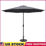 11FT Patio Umbrella Outdoor Market Steel Frame Water-resistant Garden Beach Deck. Fixed Price $50.55.