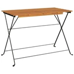 Folding Bistro - Portable Solid Wood Acacia With Steel Frame Vidaxl. Fixed Price $83.99.
