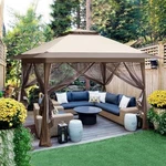 Eagle Peak 13X13 Pop-up Gazebo Tent Instant W/mosquito Netting, Outdoor. Fixed Price $229.99.
