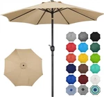 7.5/10/11FT Patio Umbrella Market Table Outdoor W/push Button Tilt. Fixed Price $62.99.