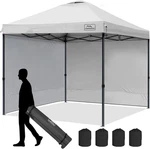 Waterproof 10X10 Pop-up Canopy Tent With Side Walls For Camping & Events. Fixed Price $233.99.