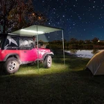 Yescom Awning With Led For Suv 4.6FT X 6.6FT Caravan Camping Side Canopy. Fixed Price $182.90.