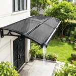 Door Awning Exterior, Polycarbonate Aluminum Frame Window With Drainag.... Fixed Price $105.03.