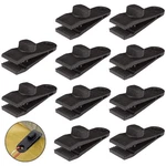 10 Pack Heavy Duty Tarp Clips Lock Grip Clamps Outdoor Canopy Fasteners. Fixed Price $18.99.