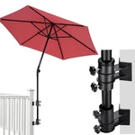 Apluschoice 7.5' Patio Umbrella Deck Mount Side Corner Holder For Outdoor Rail. Fixed Price $79.90.