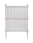 45.5IN X 36.5IN (1 Panel) No Dig Enclo Wilmington White Vinyl Privacy Scr.... Fixed Price $69.04.