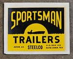 Vintage Water Decal Sportsman Trailers Fising Boat Alta Loma Tx Truck Camper Old. Fixed Price $39.99.