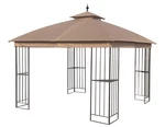 Canopy Top For Garden Treasures 10 Ft X Brown Metal Square Semi- Gazebo.... Fixed Price $156.59.