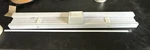 Cordless Window Blinds Mini 1" Black White Alabaster Wood Vinyl. Fixed Price $15.63.
