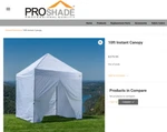 Proshade 10 X Canopy With Sides. Fixed Price $395.00.