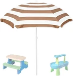 Water Table Umbrella,kids Beach & Picnic Shade,ideal For Sand Pla. Fixed Price $54.36.