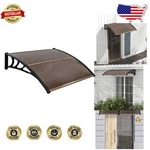Easy Install 40X48 Overhead Awning Modern Polycarbonate, All-weather Cover. Fixed Price $114.99.