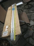2 Unger Steel 4.13 - Foot Telescopic Pole Universal Thread Cone 10' # 978380. Fixed Price $59.99.
