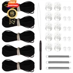 Ggte Rv Pleated Shade Repair Kit With Wire Restring Tool, Camper Window Black. Fixed Price $22.98.