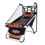 Ez-fold Arcade Basketball Game, 84 Inch Indoor Steel Frame Black. Fixed Price $459.51.