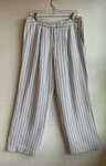 Carlisle New York 100% Silk Pants Womens Size Missing Button /mark Legs. Fixed Price $14.00.