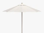 New Pottery Barn 9' Round Outdoor Patio Market Umbrella, Eucalyptus Pole. Fixed Price $299.01.