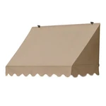 New Sunsational Products Awning Traditional Sand 8' Box. Fixed Price $98.00.