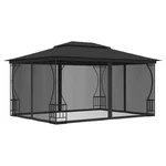 Gazebo With Nets Canopy Tent Patio Pavilion Marquees Outdoor Garden Vidaxl. Fixed Price $283.99.
