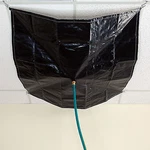 Sigman 12' X Drain Tarp Roof Ceiling Leak Diverter - Silver Black New. Fixed Price $78.95.