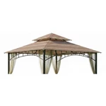 Garden Winds Durable 350 Replacement Canopy Top Compatible With Stripe Canyon. Fixed Price $66.77.