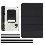 Rv Door Window Shade, Upgraded Foldable 25 X 16 Inches Black-blue Label. Fixed Price $21.11.