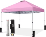 10X10 Pop Canopy - Beach Tent With One Push Setup Easy Outdoor Sun Shade Fo. Fixed Price $187.27.