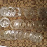 26 Mason Jar Glass Inserts - 2.5 Inches Ball, Presto, Atlas, Anchor Hocking. Fixed Price $13.99.