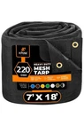 Xpose Safety Heavy Duty Mesh Tarp, 7 18 Multipurpose Black Protective Cover. Fixed Price $55.00.