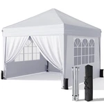 10X10 Pop Up Canopy With Sidewalls, Outdoor Instant Tent Carry Ba.... Fixed Price $179.43.