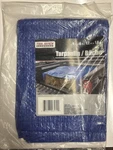 New Tool Bench Hardware Blue Lightweight Mesh Plastic Tarp, 4X6 Ft Cover Shade. Fixed Price $5.99.